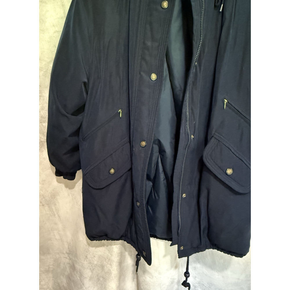 Rare Talbots Men’s Duck Down Parka Chore XL/XXL Long Fit Quilted 48x34x29 - Picture 4 of 14